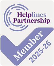 Helplines partnership members logo 2025 26