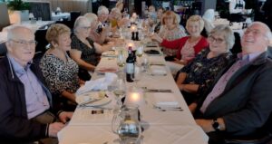 Members of the Butterfly Group enjoying lunch together