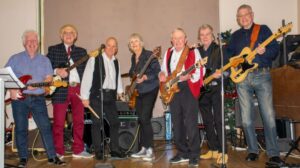 Rob's band oranised a fundraising concert for ASCE before Christas and so far has raised £2,500 for our work. Rob is thirs from the right, and is wearing a red waistcoat. 
