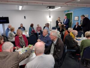 The conference in session at The Winding Wheel